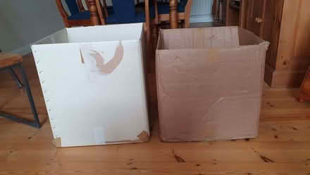 Photo of free 2 large cardboard boxes (Kingston Gate KT2) #1