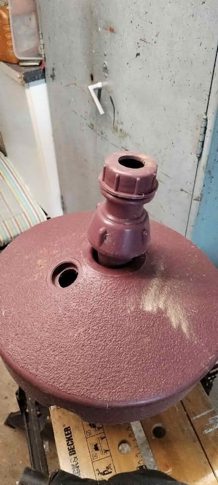 Photo of free Garden umbrella or parasol base (Lancing BN15) #1