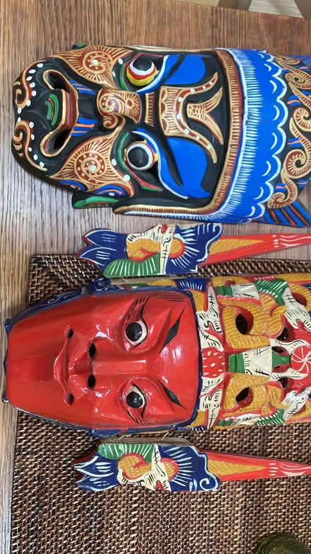 Photo of free Painted Chinese masks (Clerkenwell WC1X) #1