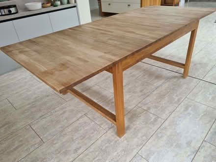 Photo of free IKEA Solid Oak Extendable Dining Table (Christleton CH3) #1