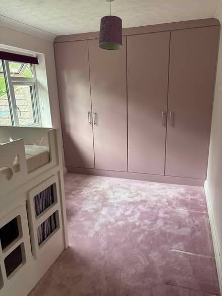 Photo of free Pink bedroom carpet (Brownswood, MK7) #3