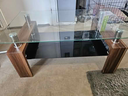 Photo of free Glass coffee table (St helens) #1