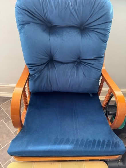 Photo of free Rocking chair & stool (Coulsdon, Surrey) #2