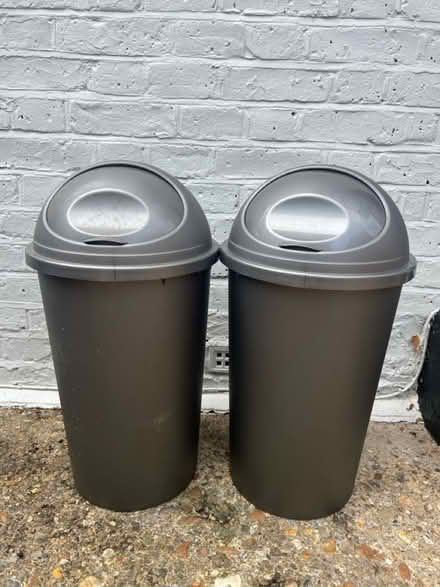 Photo of free 2x grey flip top bins (Twickenham TW2) #1