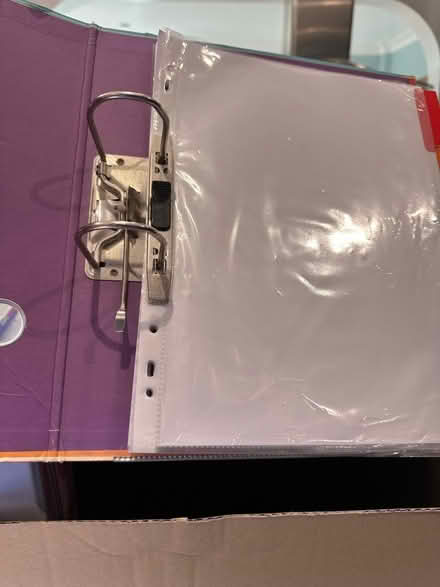 Photo of free A4 D ring folders - 7 four D rings, 3 two D ring (Bushey Village WD23) #3