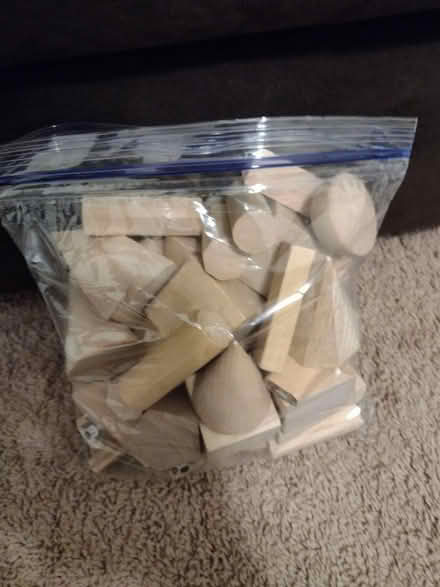 Photo of free Gallon Sized Bag Of Wooden Blocks (Near TMH) #1