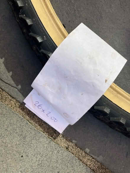 Photo of free Bicycle tyre (Middlewood S6) #2