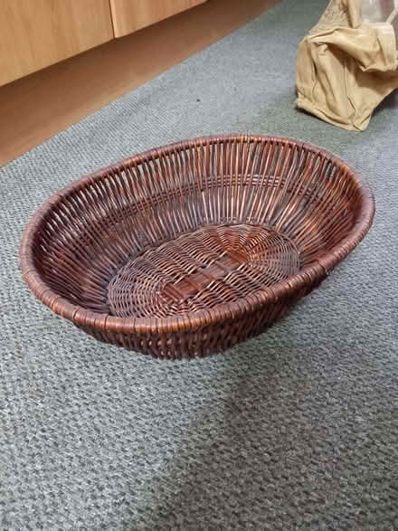 Photo of free Large wicker basket (South Bermondsey SE16) #1