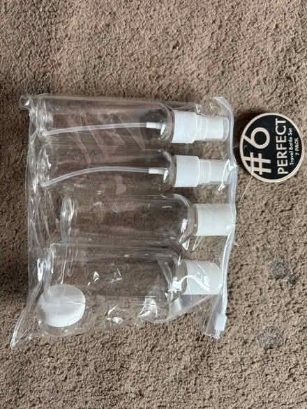 Photo of free Travel bottle set (Leigh on sea SS9) #1