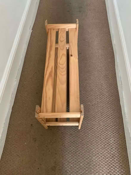 Photo of free Wooden shoe rack (Southport PR9) #1