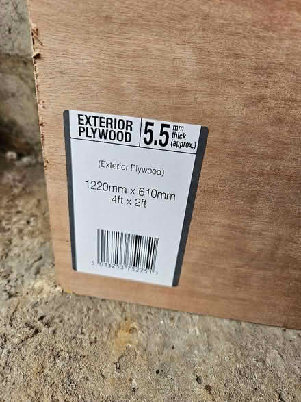 Photo of free Two 4x2ft sheets of exterior plywood (Bexhill TN39) #2