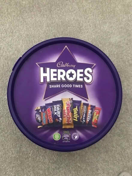 Photo of free Empty Cadbury Heroes tub (Tooting SW19) #1
