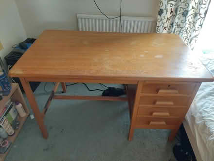 Photo of free Wooden desk, RG46QN (Caversham Park RG4) #1