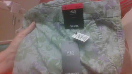 Photo of free new size 18 chino floral (BA2) #1