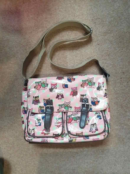 Photo of free Pink owl satchel (Parkstone, Poole, BH14) #2
