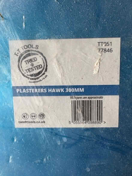 Photo of free Plasterers Hawk 300mm - New (OX16 Cherwell heights) #1