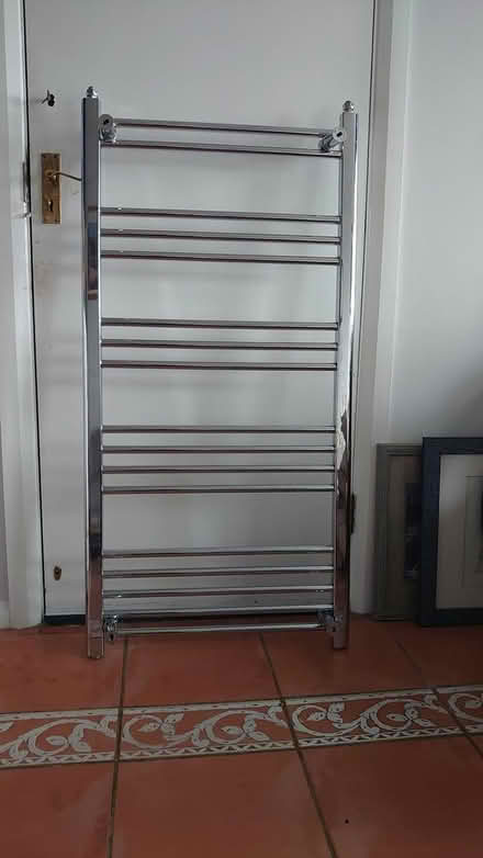 Photo of free Chrome heated towel radiator (Redhill) #1