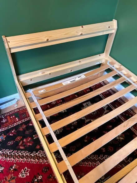 Photo of free IKEA pine wood twin bed frame (Shoreline West Mountain View) #2
