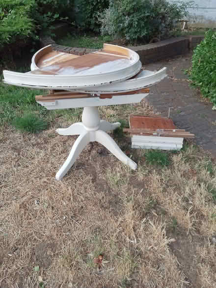 Photo of free solid wooden table abandoned in the street (Wealdstone HA3) #1
