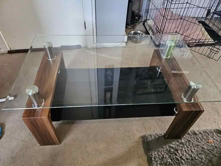 Photo of free Glass coffee table (St helens) #2