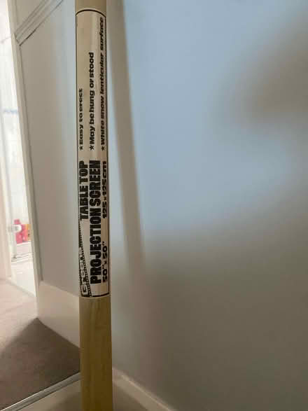 Photo of free Projector screen (Earley RG6) #1