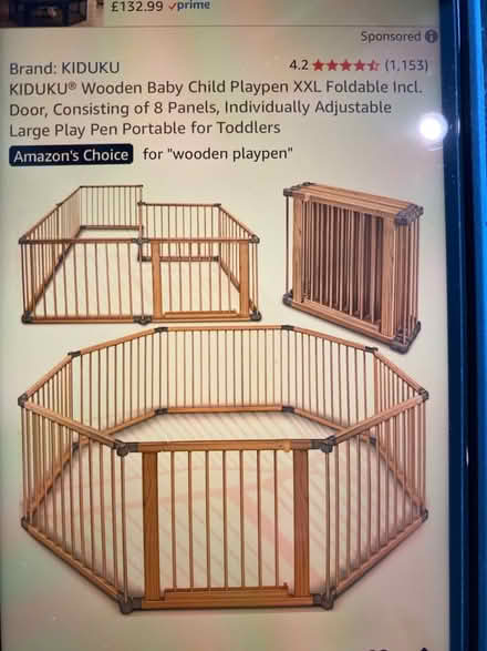 Photo of free Baby/toddler playpen (BR2) #1