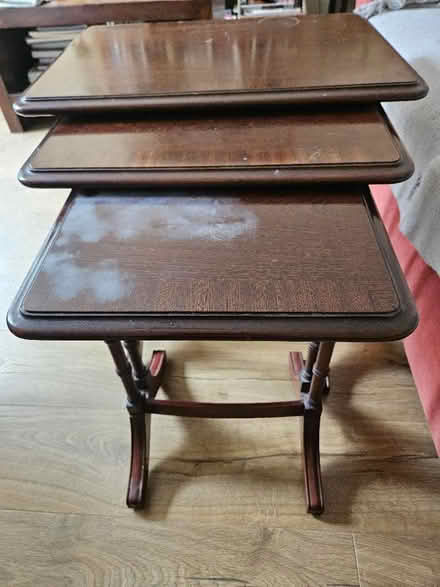 Photo of free 3 x wooden side tables (Weybridge KT13) #2