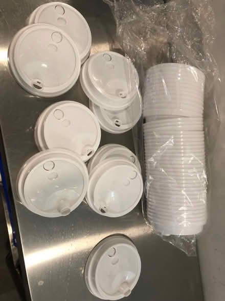 Photo of free Boxes of bubble tea cup lids (North York) #1