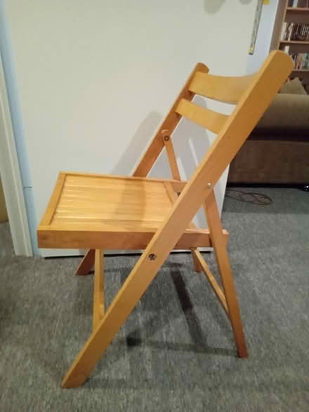 Photo of free Wooden folding chairs (Old Ottawa South) #1