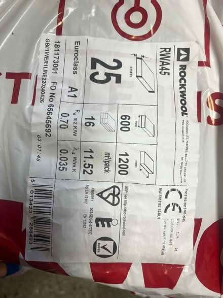 Photo of free Rockwool insulation (SE26) #3