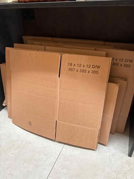 Photo of free 14 Packing cases (Chiswick W4) #1