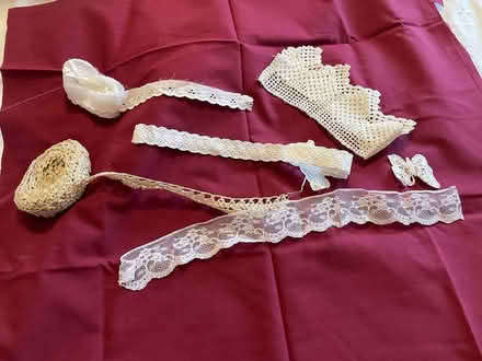 Photo of free assorted pieces of lace (Barwick-in-Elmet LS15) #1