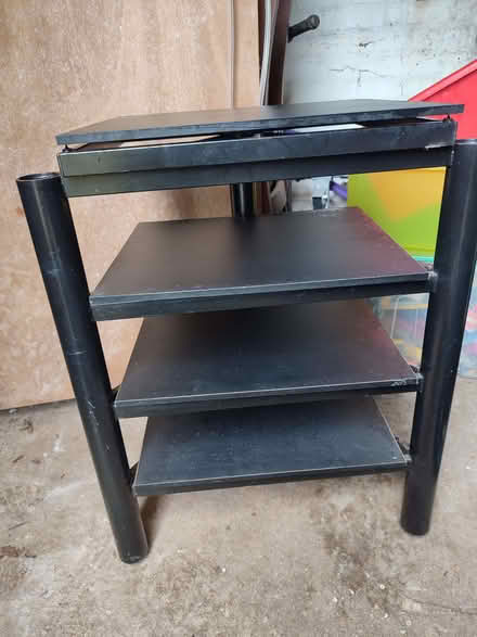 Photo of free Black metal hi fi stand (How Wood AL2) #1