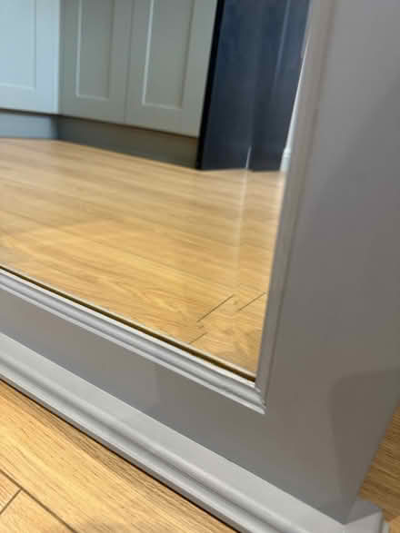 Photo of free Large wood framed bevelled Mirror (HG3) #3