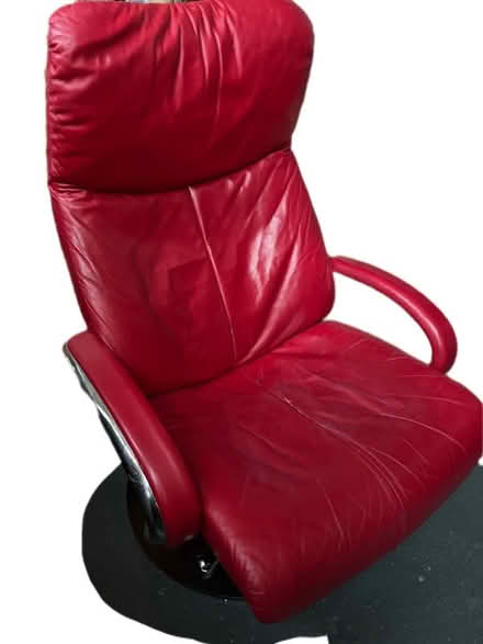 Photo of free Real leather swivel chair (St Leonards TN38) #1