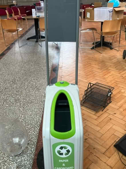 Photo of free Recycle bin with display stand (Wood Green N22) #1