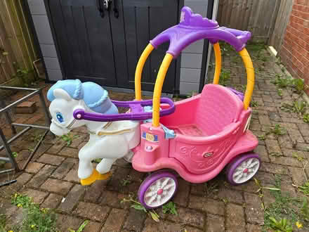 Photo of free Princess Horse and Cart Push Along (Cofton Hackett B45) #1