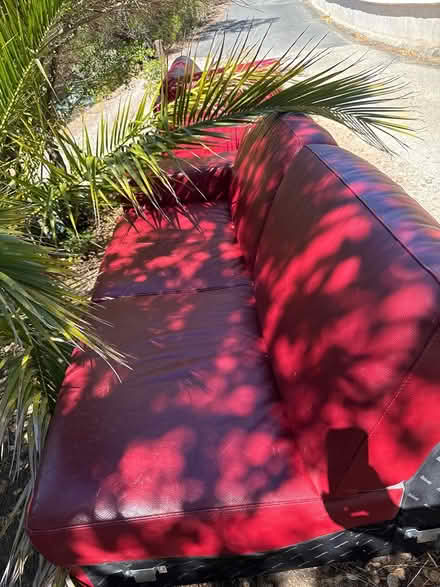 Photo of free Leather sectional couch (San Rafael) #2