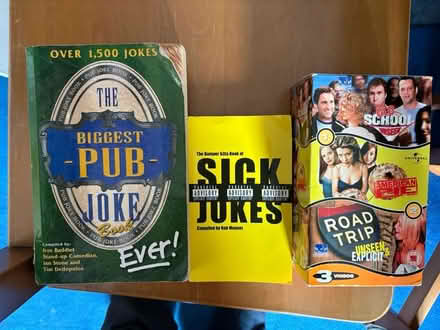 Photo of free 2 x adult joke books and 3 x videos (Stockethill Crezcent AB16) #1