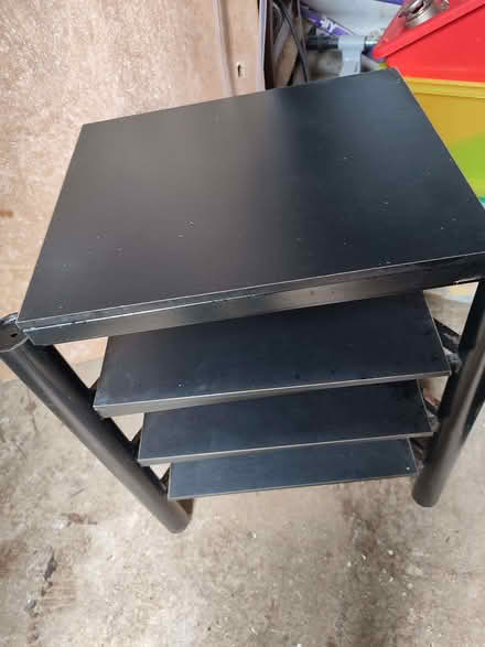 Photo of free Black metal hi fi stand (How Wood AL2) #2