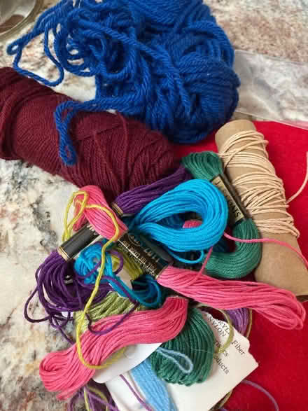 Photo of free Yard and embroidery thread (Sunnyvale near Ortega Park) #1