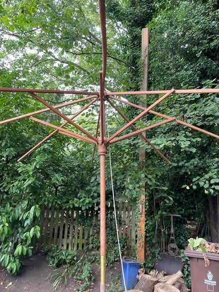 Photo of free Wooden parasol frame (RG40 Wokingham town centre) #2