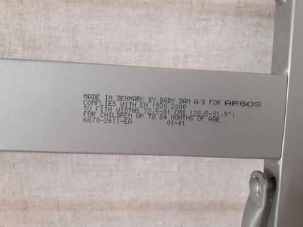 Photo of free Baby gate- Mamas and Papas (Bradway S17) #3