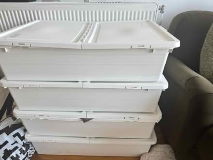 Photo of free 4 IKEA SOCKERBIT storage boxes (EC1N) #2