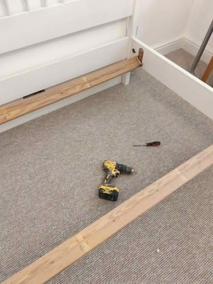 Photo of free King Size Bed frame (Greasby) #4