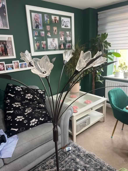 Photo of free Tall flower and leave lamp (RG2 Shinfield) #1