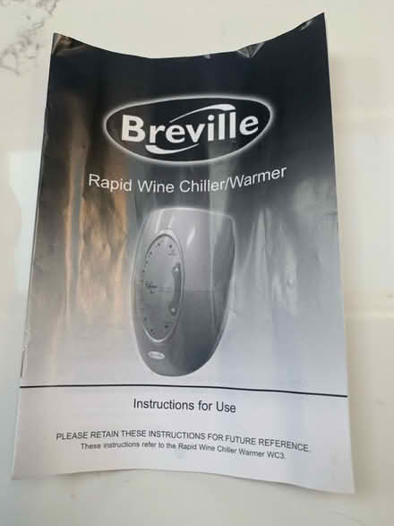 Photo of free Breville wine chiller/warmer (Hoddesdon, EN11) #1