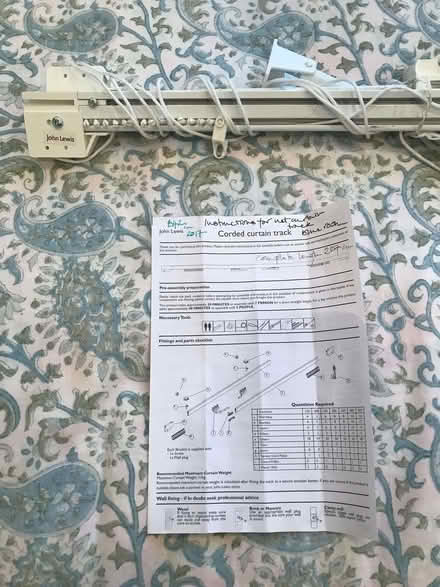 Photo of free Curtain track (Camden Town NW1) #2