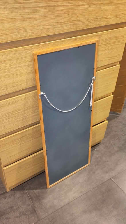 Photo of free Wooden framed rectangular mirror (Cubbington CV32) #2