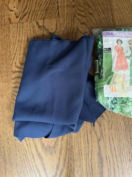 Photo of free Dress Pattern and Material & Blue Remnant (Teddington TW11) #2